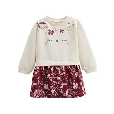 Petit Béguin Robe Enfant en Molleton Mila - Publicité Petit Béguin Robe Enfant en Molleton Mila - Publicité