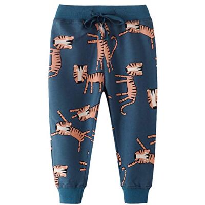 BINIDUCKLING Enfant Garcon Pantalon de Jogging Imprimé Couleur Unie Coton Sport pour,Tigre,5-6 Ans - Publicité BINIDUCKLING Enfant Garcon Pantalon de Jogging Imprimé Couleur Unie Coton Sport pour,Tigre,5-6 Ans - Publicité