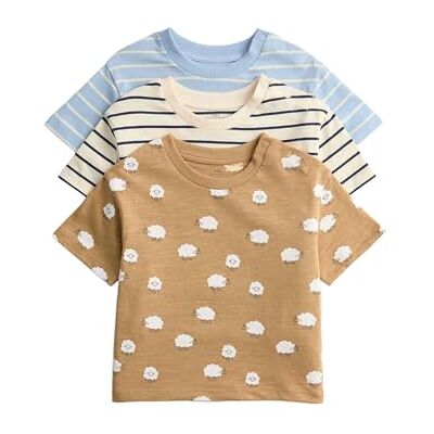 Marks & Spencer Lot de 3 Tops Pur Coton à Motif Animal et Rayures (Jusqu’au 3 Ans) Mélange De Bleu 9-12 Mois - Publicité Marks & Spencer Lot de 3 Tops Pur Coton à Motif Animal et Rayures (Jusqu’au 3 Ans) Mélange De Bleu 9-12 Mois - Publicité
