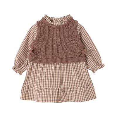 VERTBAUDET Robe 2 en 1 Bébé Fille Manches Longues - Publicité VERTBAUDET Robe 2 en 1 Bébé Fille Manches Longues - Publicité