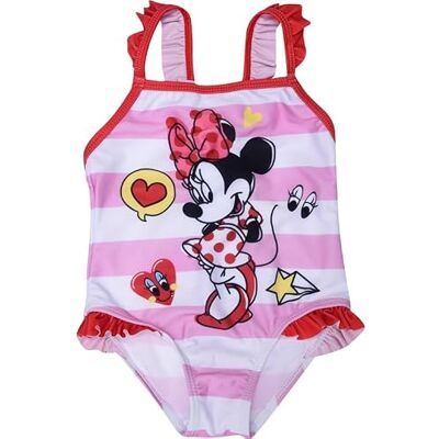Ellepi Minnie Maillot de Bain Fille Une Pièce – Costume de Bain Bébé 12 à 24 Mois – Maillot Enfant Confortable Piscine Plage Été - Publicité Ellepi Minnie Maillot de Bain Fille Une Pièce – Costume de Bain Bébé 12 à 24 Mois – Maillot Enfant Confortable Piscine Plage Été - Publicité