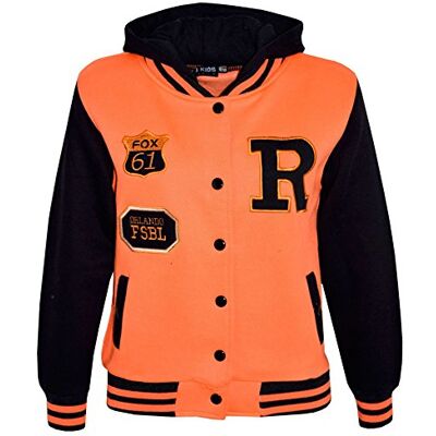 A2Z 4 Kids Enfants Filles Garçons R Fashion Fox Baseball Encapuchonné Veste Varsity Sweat À Capuche Âge 2 3 4 5 6 7 8 9 10 11 12 Ans - Publicité A2Z 4 Kids Enfants Filles Garçons R Fashion Fox Baseball Encapuchonné Veste Varsity Sweat À Capuche Âge 2 3 4 5 6 7 8 9 10 11 12 Ans - Publicité