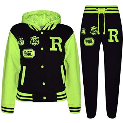 A2Z 4 Kids Unisexe Enfants Filles Garçons Encapuchonné B.B Tracksuit Black Neon Green 3-4 - Publicité A2Z 4 Kids Unisexe Enfants Filles Garçons Encapuchonné B.B Tracksuit Black Neon Green 3-4 - Publicité