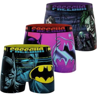 FREEGUN Boxer Caleçon Enfant DC Comics, Lot de 3, Violet 27 (10/12 Ans) - Publicité FREEGUN Boxer Caleçon Enfant DC Comics, Lot de 3, Violet 27 (10/12 Ans) - Publicité