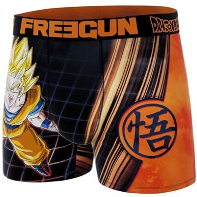 FREEGUN Boxer Microfibre Enfant Dragon Ball Z (14-16 Ans, Goku DBZ12) - Publicité FREEGUN Boxer Microfibre Enfant Dragon Ball Z (14-16 Ans, Goku DBZ12) - Publicité