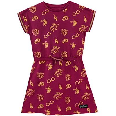 Harry Potter Robe Hogwarts Fille, Rouge, 9-10 ans - Publicité Harry Potter Robe Hogwarts Fille, Rouge, 9-10 ans - Publicité