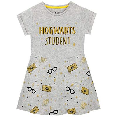 Harry Potter Robe Hogwarts Fille Gris 5-6 Ans - Publicité Harry Potter Robe Hogwarts Fille Gris 5-6 Ans - Publicité