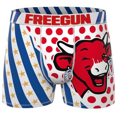 FREEGUN x La Vache Qui rit® Pop Boxer Enfant, Microfibre, 92% Polyester, Garçon (FR/ES, Âge, 8 Ans, 10 Ans, Taille Normale, Pop) - Publicité FREEGUN x La Vache Qui rit® Pop Boxer Enfant, Microfibre, 92% Polyester, Garçon (FR/ES, Âge, 8 Ans, 10 Ans, Taille Normale, Pop) - Publicité