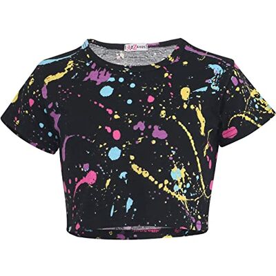 A2Z 4 Kids Enfants Filles Crop Top & Legging Designer Pastel Splash Imprimer Branché Splash 240 Crop Top 9-10 - Publicité A2Z 4 Kids Enfants Filles Crop Top & Legging Designer Pastel Splash Imprimer Branché Splash 240 Crop Top 9-10 - Publicité