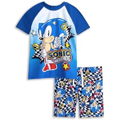 Ensemble de natation Sonic the Hedgehog en 2 pièces - Maillot de bain - Publicité Ensemble de natation Sonic the Hedgehog en 2 pièces - Maillot de bain - Publicité