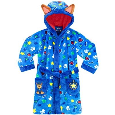 Paw Patrol Robe de Chambre Peignoir Enfant Pat Patrouille Chase Peignoir Polaire Garçon Bleu 7-8 Ans - Publicité Paw Patrol Robe de Chambre Peignoir Enfant Pat Patrouille Chase Peignoir Polaire Garçon Bleu 7-8 Ans - Publicité