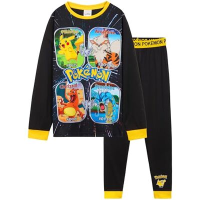 Pokémon Pyjama Garcon et Ado, Ensemble Enfant avec Douce T-Shirt et Pantalon, Pikachu Vêtement de Nuit, Comfy Idee Cadeau (7-8 Ans, Jaune/Noir) - Publicité Pokémon Pyjama Garcon et Ado, Ensemble Enfant avec Douce T-Shirt et Pantalon, Pikachu Vêtement de Nuit, Comfy Idee Cadeau (7-8 Ans, Jaune/Noir) - Publicité