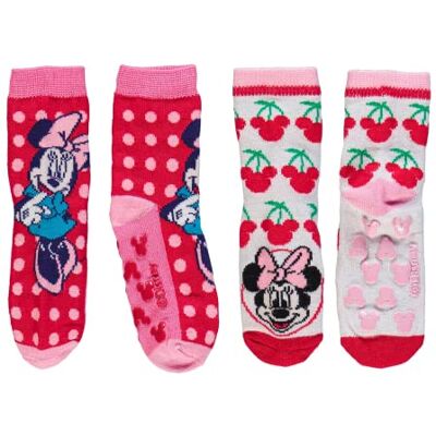 Ellepi chaussettes antidérapantes Disney Minnie en coton pour enfant, 6-7 ans - Publicité Ellepi chaussettes antidérapantes Disney Minnie en coton pour enfant, 6-7 ans - Publicité