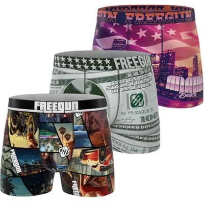 FREEGUN Boxer Caleçon Enfant Sport, Lot de 3, Violet B12B (14/16 Ans) - Publicité FREEGUN Boxer Caleçon Enfant Sport, Lot de 3, Violet B12B (14/16 Ans) - Publicité
