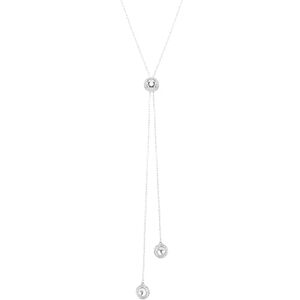 Swarovski UNE ANGELIC Collier Femme Pendentif Y Cristal Blanc Coupe Ronde Plaqué Rhodium Chaîne Coulissante Réglable Motifs Réversibles - Publicité Swarovski UNE ANGELIC Collier Femme Pendentif Y Cristal Blanc Coupe Ronde Plaqué Rhodium Chaîne Coulissante Réglable Motifs Réversibles - Publicité