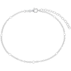 Amor Cheville en argent sterling 925 pour femme, bijou d'été, 22+5 cm, Argentée, Livrée dans une boîte cadeau pour bijoux, - Publicité Amor Cheville en argent sterling 925 pour femme, bijou d'été, 22+5 cm, Argentée, Livrée dans une boîte cadeau pour bijoux, - Publicité