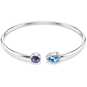 Swarovski Bracelet jonc Chroma, coupe mixte, Multicolore, plaqué rhodium - Publicité Swarovski Bracelet jonc Chroma, coupe mixte, Multicolore, plaqué rhodium - Publicité