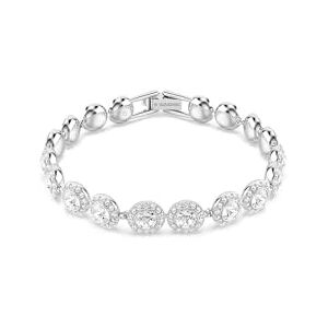 Swarovski Bracelet Tennis Una, Taille ronde, Blanc, Métal rhodié - Publicité Swarovski Bracelet Tennis Una, Taille ronde, Blanc, Métal rhodié - Publicité