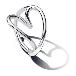 PANDORA 193288C00 Bague pour Femme en Forme de cœur en Argent, 54/17,2, Argent Sterling, Pas de gemme - Publicité PANDORA 193288C00 Bague pour Femme en Forme de cœur en Argent, 54/17,2, Argent Sterling, Pas de gemme - Publicité