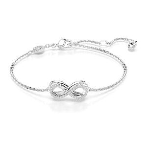 Swarovski Bracelet Hyperbola, Infini, Blanc, Métal rhodié - Publicité Swarovski Bracelet Hyperbola, Infini, Blanc, Métal rhodié - Publicité