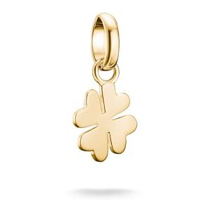Thomas Sabo Pendentif Charm trèfle à quatre feuilles Connect plaqué or Placage Or 18 Carats, Argent 925 Recyclé - Publicité Thomas Sabo Pendentif Charm trèfle à quatre feuilles Connect plaqué or Placage Or 18 Carats, Argent 925 Recyclé - Publicité