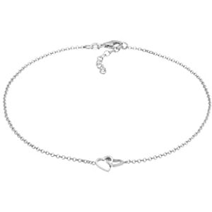 Elli Femme Précieux Bijoux Bracelets de Cheville Chaine de Cheville Cœur Éternel Amour Amitié Démonstration de Amour Argent 925 Longueur 25 cm - Publicité Elli Femme Précieux Bijoux Bracelets de Cheville Chaine de Cheville Cœur Éternel Amour Amitié Démonstration de Amour Argent 925 Longueur 25 cm - Publicité