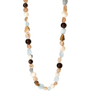 Purelei Collier Sunrise femme, pierres naturelles aigue-marine, citrine, amazonite, pierre de soleil, acier inoxydable doré, 40-45cm, bijou coloré élégant unique - Publicité Purelei Collier Sunrise femme, pierres naturelles aigue-marine, citrine, amazonite, pierre de soleil, acier inoxydable doré, 40-45cm, bijou coloré élégant unique - Publicité
