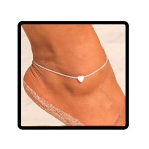 Wedity Bracelets de cheville en forme de coeur Love Bracelets de cheville coeur de pêche Accessoires de plage Bijoux de pied réglables pour femmes filles - Publicité Wedity Bracelets de cheville en forme de coeur Love Bracelets de cheville coeur de pêche Accessoires de plage Bijoux de pied réglables pour femmes filles - Publicité