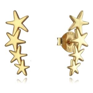 Boucle d'oreille grimpante bouton TrepaViceroy Multi étoiles Femme, Argent sterling - Publicité Boucle d'oreille grimpante bouton TrepaViceroy Multi étoiles Femme, Argent sterling - Publicité
