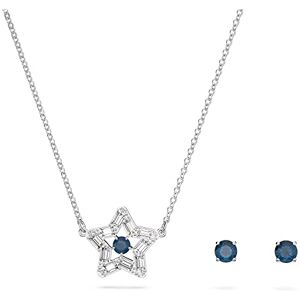 Swarovski Parure de bijoux en cristal, collection collier et boucles d'oreilles, taille unique, Plaqué rhodium, Zircone cubique - Publicité Swarovski Parure de bijoux en cristal, collection collier et boucles d'oreilles, taille unique, Plaqué rhodium, Zircone cubique - Publicité