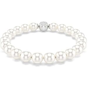 Swarovski Bracelet Matrix, Perle de cristal, Blanc, Métal rhodié - Publicité Swarovski Bracelet Matrix, Perle de cristal, Blanc, Métal rhodié - Publicité