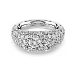 Swarovski Bague bombée de la collection Sublima, cristaux Zirconia incolores, sertissage chaton, bijou en métal rhodié, taille 60 - Publicité Swarovski Bague bombée de la collection Sublima, cristaux Zirconia incolores, sertissage chaton, bijou en métal rhodié, taille 60 - Publicité