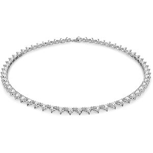 Swarovski Collier Ortyx, taille triangle avec cristaux, métal rhodié, incolore - Publicité Swarovski Collier Ortyx, taille triangle avec cristaux, métal rhodié, incolore - Publicité