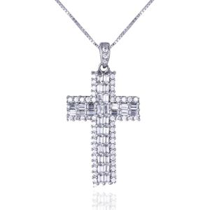 Halukakah Collier Pendentif Croix pour Hommes en Moissanite, 2,0 ct de Diamants Cultivés en Laboratoire,Plaqué Or Blanc Platine 925 Argent Sterling,Chaîne en Boîte 45cm,Bijoux Religieux de Luxe Cadeau - Publicité Halukakah Collier Pendentif Croix pour Hommes en Moissanite, 2,0 ct de Diamants Cultivés en Laboratoire,Plaqué Or Blanc Platine 925 Argent Sterling,Chaîne en Boîte 45cm,Bijoux Religieux de Luxe Cadeau - Publicité