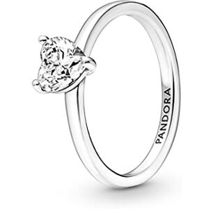 Pandora Timeless Bague Solitaire scintillante Cœur en argent sterling avec zircones cubiques transparentes, taille 50 - Publicité Pandora Timeless Bague Solitaire scintillante Cœur en argent sterling avec zircones cubiques transparentes, taille 50 - Publicité