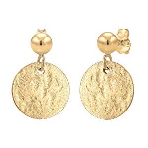 Elli Boucles d'Oreilles Femmes Pendentif d'oreilles Plaquette Martelé Vintage Look Antique en Argent Sterling 925 - Publicité Elli Boucles d'Oreilles Femmes Pendentif d'oreilles Plaquette Martelé Vintage Look Antique en Argent Sterling 925 - Publicité