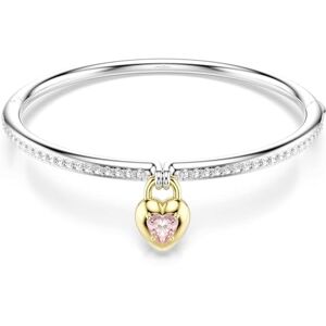 Swarovski Bracelet-jonc Idyllia, Tailles variées, Cœur, Rose, Finition mix de métal - Publicité Swarovski Bracelet-jonc Idyllia, Tailles variées, Cœur, Rose, Finition mix de métal - Publicité