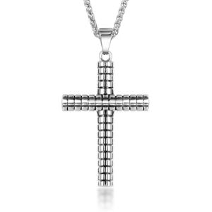 Caiduoduo Collier croix classique Pendentif simple Accessoire de collier motif motard pour homme - Publicité Caiduoduo Collier croix classique Pendentif simple Accessoire de collier motif motard pour homme - Publicité