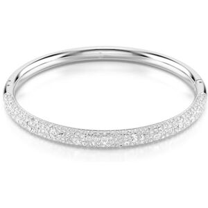 Swarovski Sublima Snow Bracelet jonc Meteora plaqué rhodium pour femme, grand, blanc, grand, cristal, sans pierre précieuse, L, Cristal, Pas de gemme - Publicité Swarovski Sublima Snow Bracelet jonc Meteora plaqué rhodium pour femme, grand, blanc, grand, cristal, sans pierre précieuse, L, Cristal, Pas de gemme - Publicité