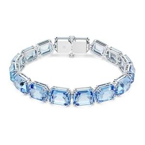 Swarovski Bracelet Millenia, Taille octogonale, Dégradé de couleur, Bleu, Métal rhodié - Publicité Swarovski Bracelet Millenia, Taille octogonale, Dégradé de couleur, Bleu, Métal rhodié - Publicité