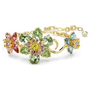 Swarovski Bracelet Idyllia, tailles mixtes, fleur, multicolore, plaqué or - Publicité Swarovski Bracelet Idyllia, tailles mixtes, fleur, multicolore, plaqué or - Publicité