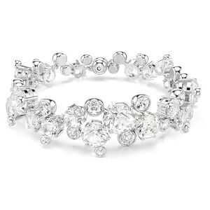 Swarovski Bracelet de la collection Constella, cristaux Zirconia incolores avec sertissage griffes ou chaton, de tailles variées, en métal rhodié - Publicité Swarovski Bracelet de la collection Constella, cristaux Zirconia incolores avec sertissage griffes ou chaton, de tailles variées, en métal rhodié - Publicité