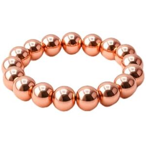 PURAJA Bague en pierre naturelle véritable: Hématite Rose Anneau anti-stress flexible Bague en perles minérales de haute qualité - Publicité PURAJA Bague en pierre naturelle véritable: Hématite Rose Anneau anti-stress flexible Bague en perles minérales de haute qualité - Publicité