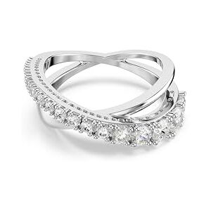 Swarovski Bague Hyperbola, Tailles variées, Blanche, Finition argentée - Publicité Swarovski Bague Hyperbola, Tailles variées, Blanche, Finition argentée - Publicité