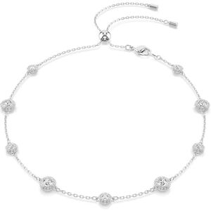 Swarovski Collier de la collection Una Angelic, avec cristaux Zirconia incolores de taille ronde, motifs double face, chaîne en métal rhodié - Publicité Swarovski Collier de la collection Una Angelic, avec cristaux Zirconia incolores de taille ronde, motifs double face, chaîne en métal rhodié - Publicité