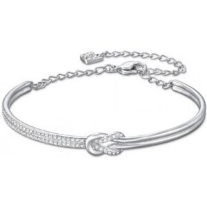 Bracelet Swarovski Voile Jonc / Plaqué Rhodium - Publicité Bracelet Swarovski Voile Jonc / Plaqué Rhodium - Publicité