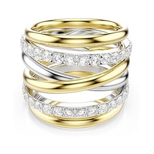 Swarovski Bague cocktail Hyperbola, 52, Cristal, Aucune pierre précieuse - Publicité Swarovski Bague cocktail Hyperbola, 52, Cristal, Aucune pierre précieuse - Publicité