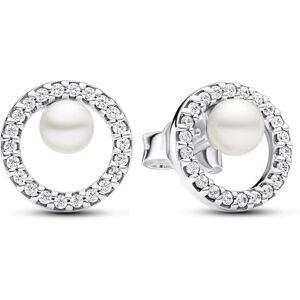 Pandora Behandelte Süßwasserzuchtperle & Pavé-Strahlenkranz Ohrringe Boucles d'oreille - Publicité Pandora Behandelte Süßwasserzuchtperle & Pavé-Strahlenkranz Ohrringe Boucles d'oreille - Publicité