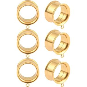 LYLLYL 6 PCS DIY Tunnels Plugs Gauges for Ears Piercing Jewelry,Dangles DIY Ear Gauges Accessories for Women Mens(Gold-B,12mm) - Publicité LYLLYL 6 PCS DIY Tunnels Plugs Gauges for Ears Piercing Jewelry,Dangles DIY Ear Gauges Accessories for Women Mens(Gold-B,12mm) - Publicité