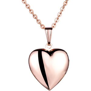 Yumilok Jewelry Collier Pendentif de Photo en Acier Inoxydable au Titane Le cœur Peut Ouvrir pour Femme Fille Or Rose - Publicité Yumilok Jewelry Collier Pendentif de Photo en Acier Inoxydable au Titane Le cœur Peut Ouvrir pour Femme Fille Or Rose - Publicité